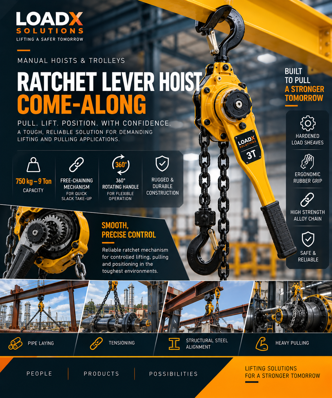 Ratchet Lever Hoist / Come-Along